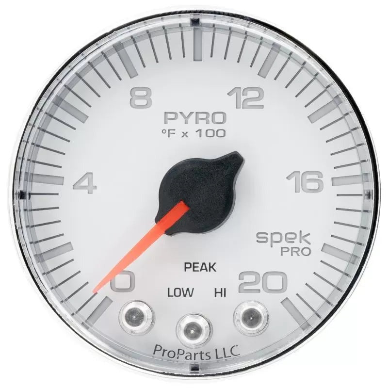 Autometer 2-1/16" 0-2000 °F Pyrometer EGT Gauge SPEK-PRO | Universal (P310118)