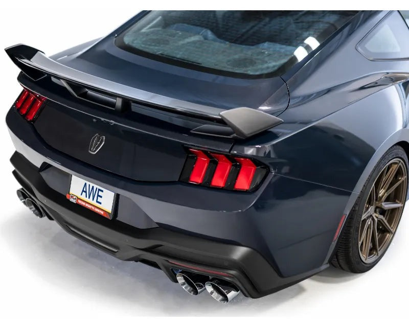 AWE SwitchPath Exhaust for S650 Ford Mustang Dark Horse - Quad Chrome Silver Tips (3025-42375)