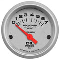 Autometer 2-1/16" 0-7 BAR Oil Pressure Gauge ULTRA-LITE | Universal (4327-M)