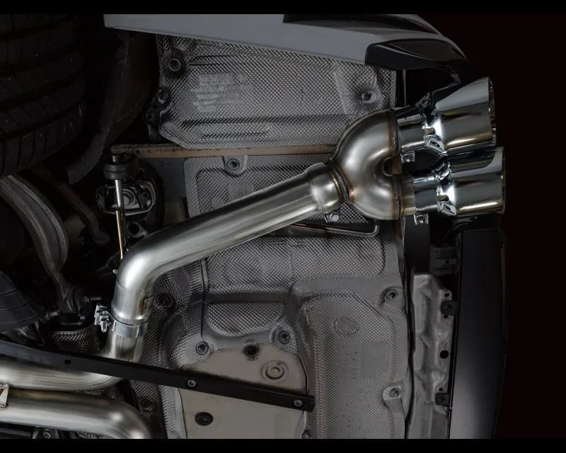 AWE Track Edition Exhaust for Audi C8 S6/S7 - Chrome Silver Tips (3020-42101)