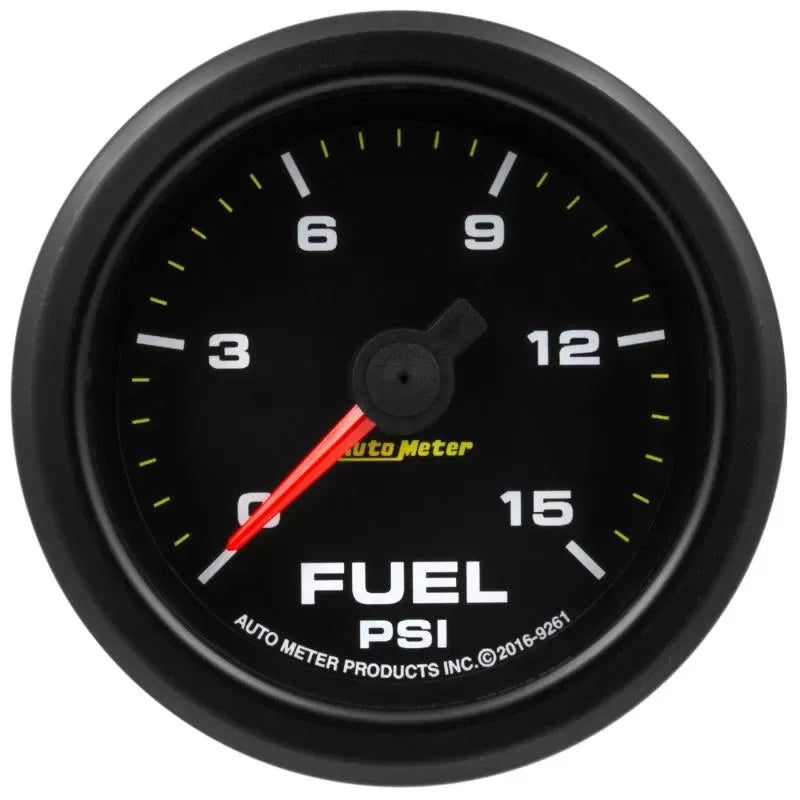 Autometer 2 1/16" Fuel Press Gauge 15PSI | Universal (9261)