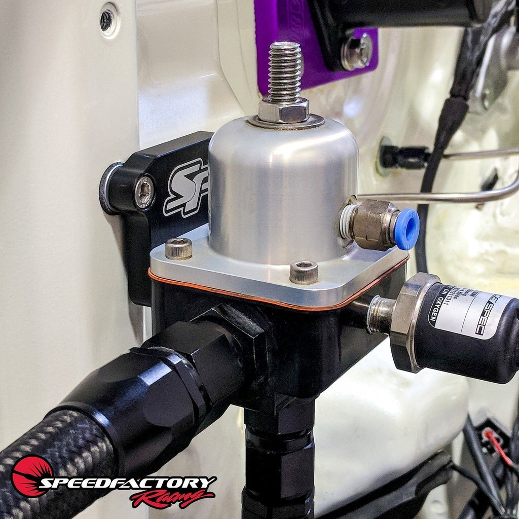 SpeedFactory Racing Billet Weldon Fuel Pressure Regulator Mounting Bracket (SF-02-004)