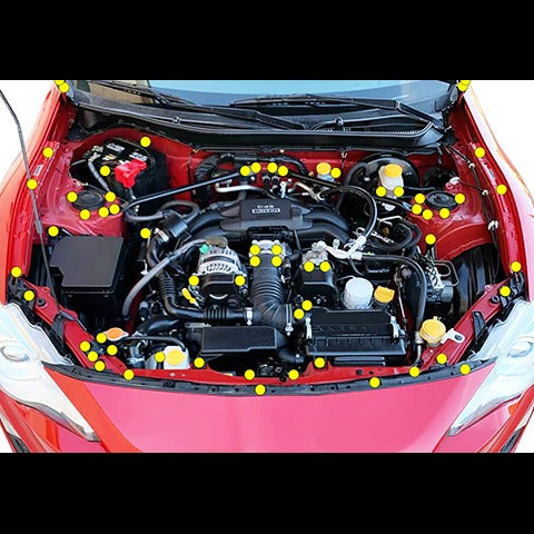 ZSPEC "Stage 2" Dress Up Bolts® Stainless/Billet Fastener Kit | 2013-2021 Subaru BRZ/Scion FR-S/Toyota 86 (00843612148797)