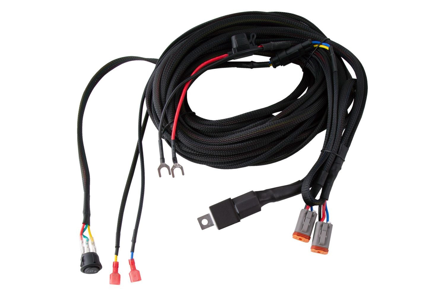 Diode Dynamics Reverse Light Wiring Kit - w/ running light | Universal (DD4102)