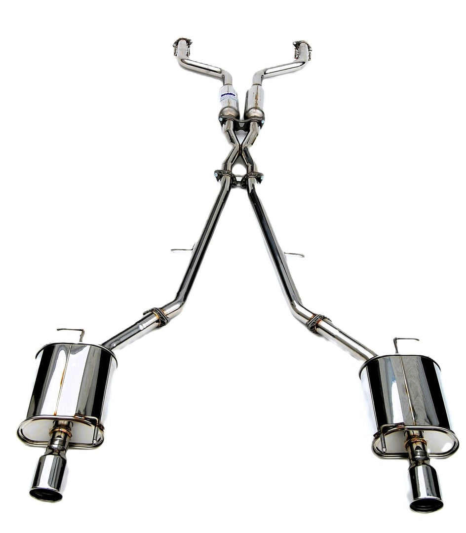 Invidia Q300 Catback Exhaust w/Rolled Stainless Steel Tips | 2007-Up Infiniti G35/G37 Sedan (HS07IG4G3S)