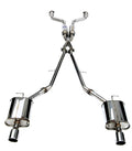 Invidia Q300 Catback Exhaust w/Rolled Stainless Steel Tips | 2007-Up Infiniti G35/G37 Sedan (HS07IG4G3S)