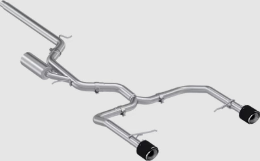 MBRP Stainless Steel 2.5" Cat-Back - Dual Split Exit | 2022-2023 VW Jetta GLI (S4615)