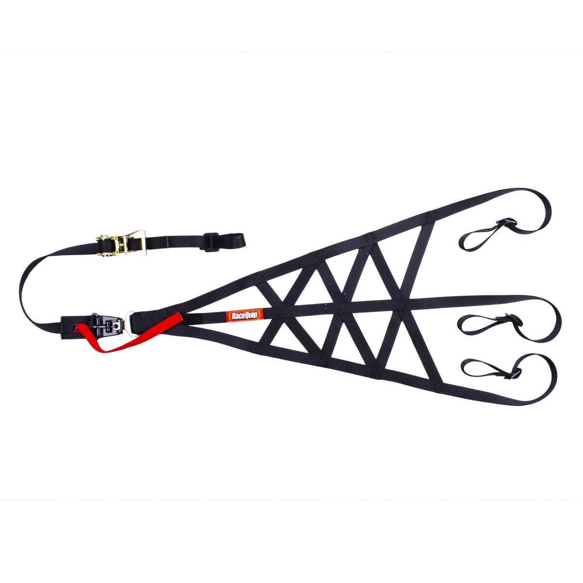 RaceQuip Right Side Triangle Roll Cage Net w/Quick Release (828998RQP)