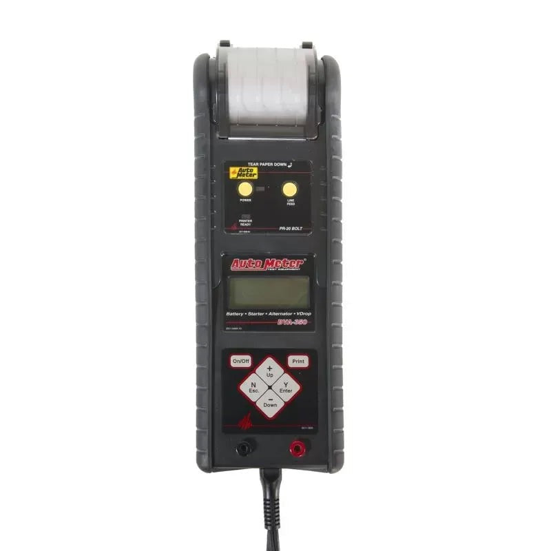 Autometer Analyzer/Tester Handheld W/Bolt Printer | Universal (BVA-350PR)