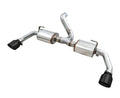 AWE Tread Edition Axleback Dual Exhaust for Jeep JL/JLU 3.6L/2.0T - Diamond Black Tips (3015-33001)