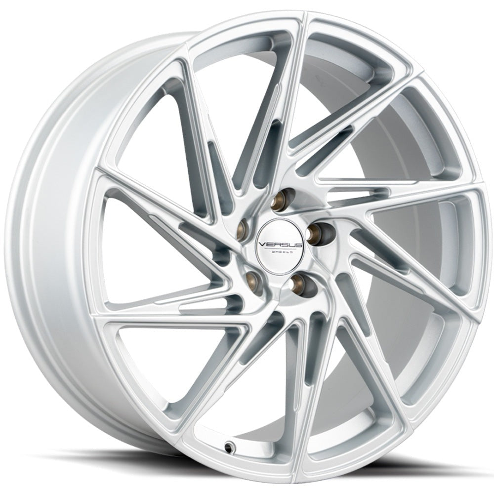 Versus Racing VS777 Silver w/Machined Face 20x8.5 | 5x112 (VS77720855112+35SILVER)