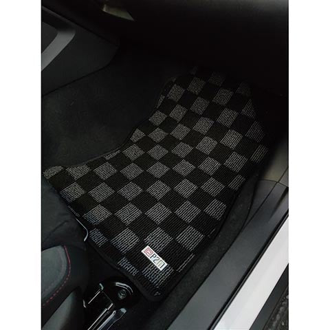P2M Front + Rear Race Floor Mats - Dark Grey | 2022+ Subaru WRX (P2-CPTVBFFRDG-TP)