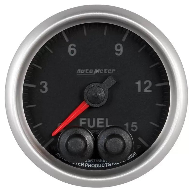 Autometer 2-1/16" 0-15 PSI Fuel Pressure Gauge Elite | Universal (5667)