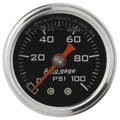Autometer 1-1/2" 0-100 PSI Pressure Gauge Black | Universal (2174)