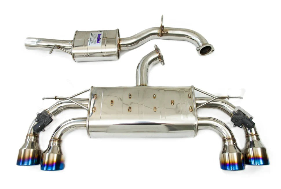 Invidia Q300 Cat-Back Exhaust | 2017-2021 VW Golf R 7.5 (HS17GFR753V4RS/T)