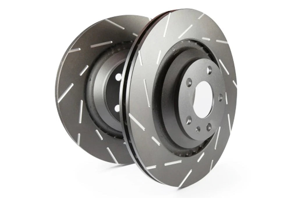 EBC Slotted Rear Rotors | 2008-2015 Mitsubishi Evo X (USR7643)