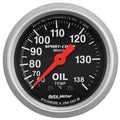 Autometer 2-1/16" 60-140 °C Oil Temperature Gauge SPORT-COMP | Universal (3341-M)