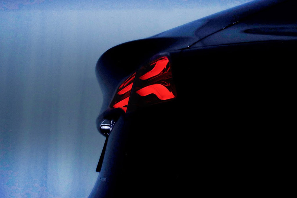 AlphaRex PRO-Series LED Tail Lights Red Smoke | 2020-2024 Tesla Model Y (With Stock Amber Turn Signal) (601040)