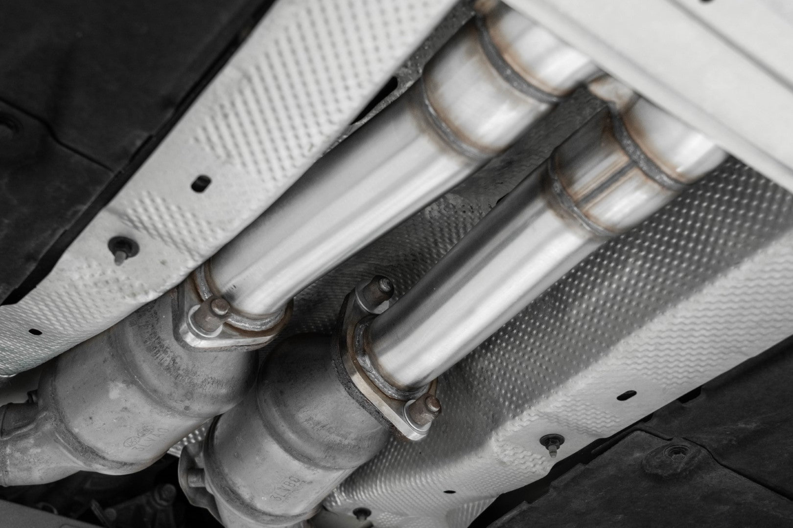 MBRP Stainless Steel 2.5" Active Cat-Back Exhaust - Quad Outlet | 2022+ Kia Stinger (S4708304)