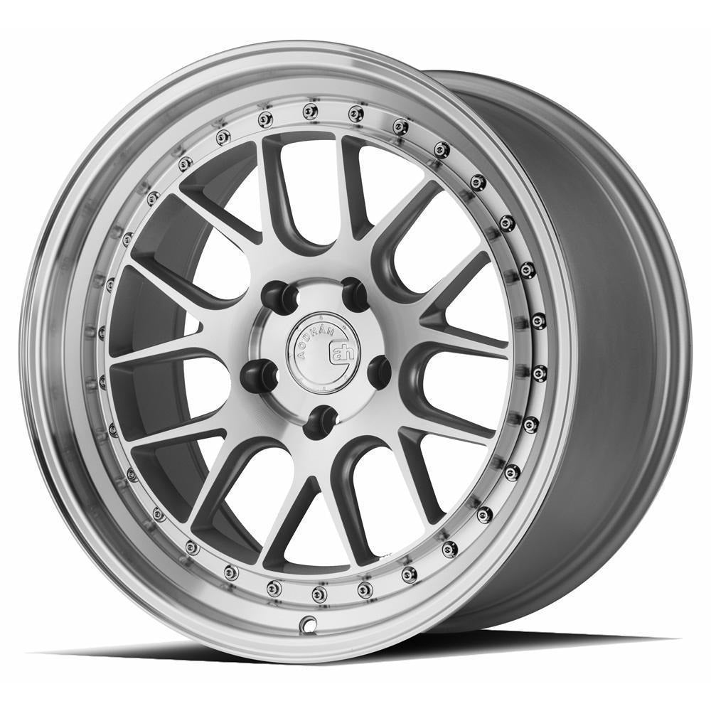 AodHan Wheels DS06 Silver w/ Machined Face 18x10.5 | 5x114.3 (DS618105511422SMF)