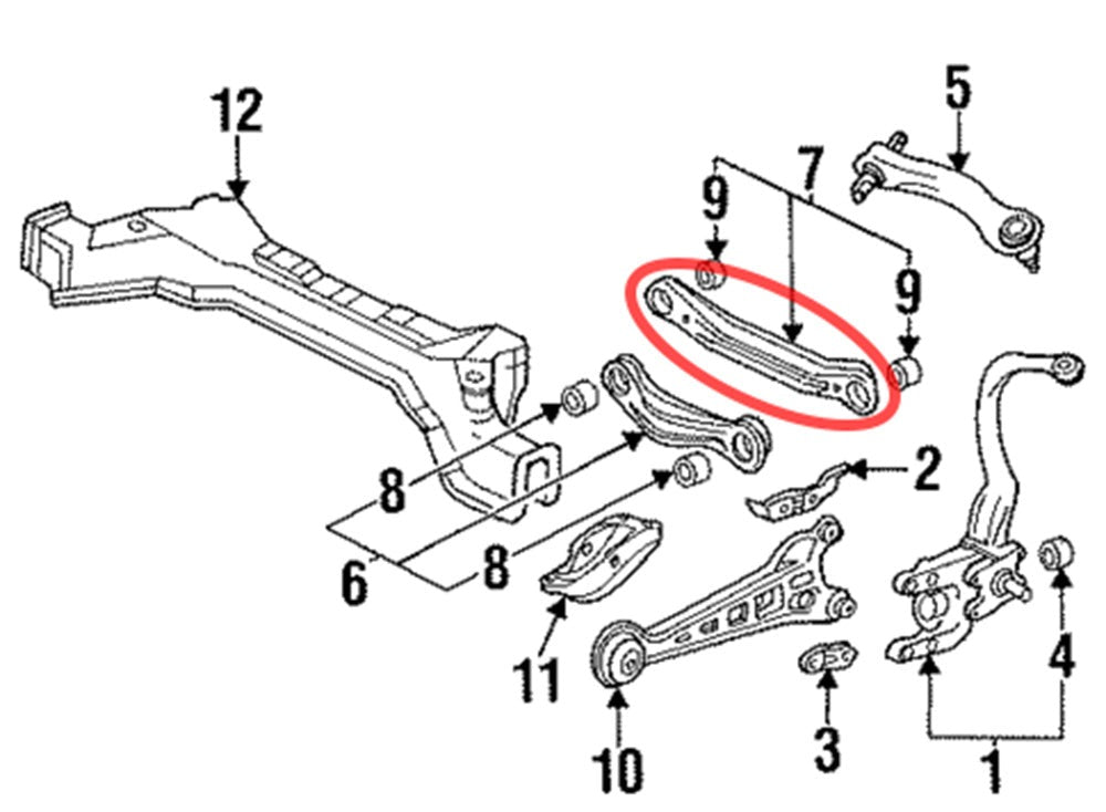 Megan Racing Rear Toe Control Arms | 1990-1997 Honda Accord (MRS-HA-0120)