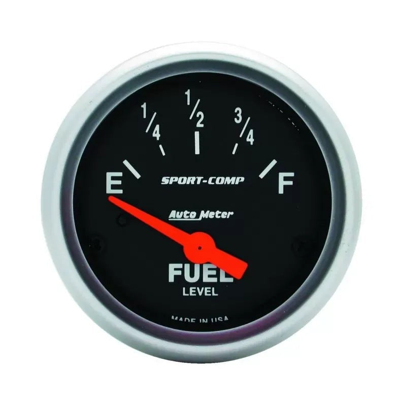 Autometer 2-1/16" 240-33 Ω SSE Fuel Level Gauge SPORT-COMP | Universal (3316)