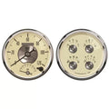 Autometer 5" 240-33 Ω Quad & Tachometer/Speedo 2-Piece Gauge Kit Prestige Antique Ivory | Universal (2004)