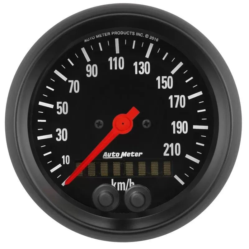 Autometer 3-3/8" 225 km/h GPS Speedometer Gauge Z-SERIES | Universal (2680-M)