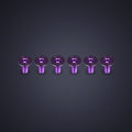 DND Anodized Steering Wheel Screws (SWHW-TI)