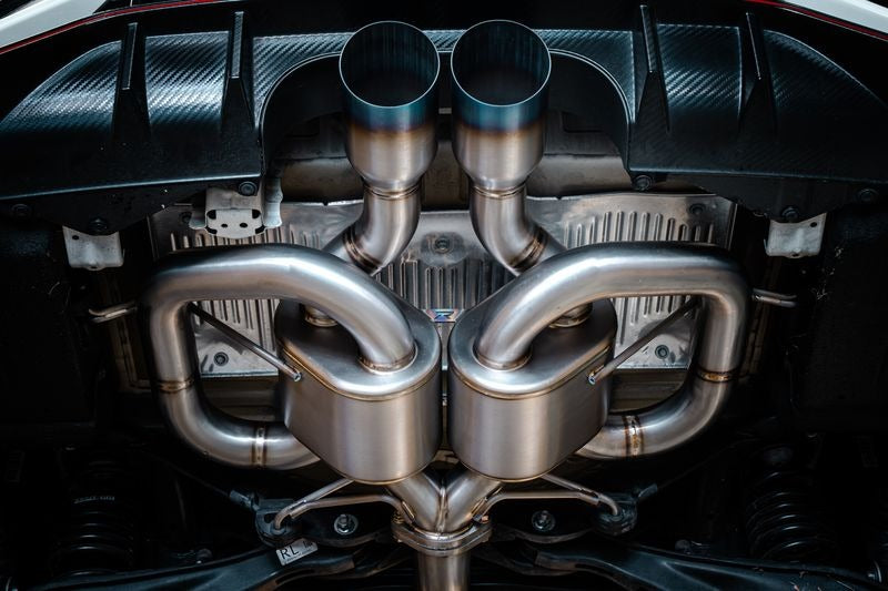 Remark Link Loop Titanium Catback Exhaust & Front Pipe | 2017-2021 Honda Civic Type-R (RK-C2076H-01LT)