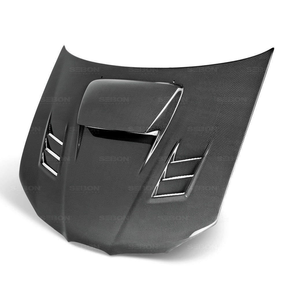 Seibon CWII Carbon Fiber Hood | 2006-2007 Subaru WRX/STI (HD0607SBIMP-CWII)