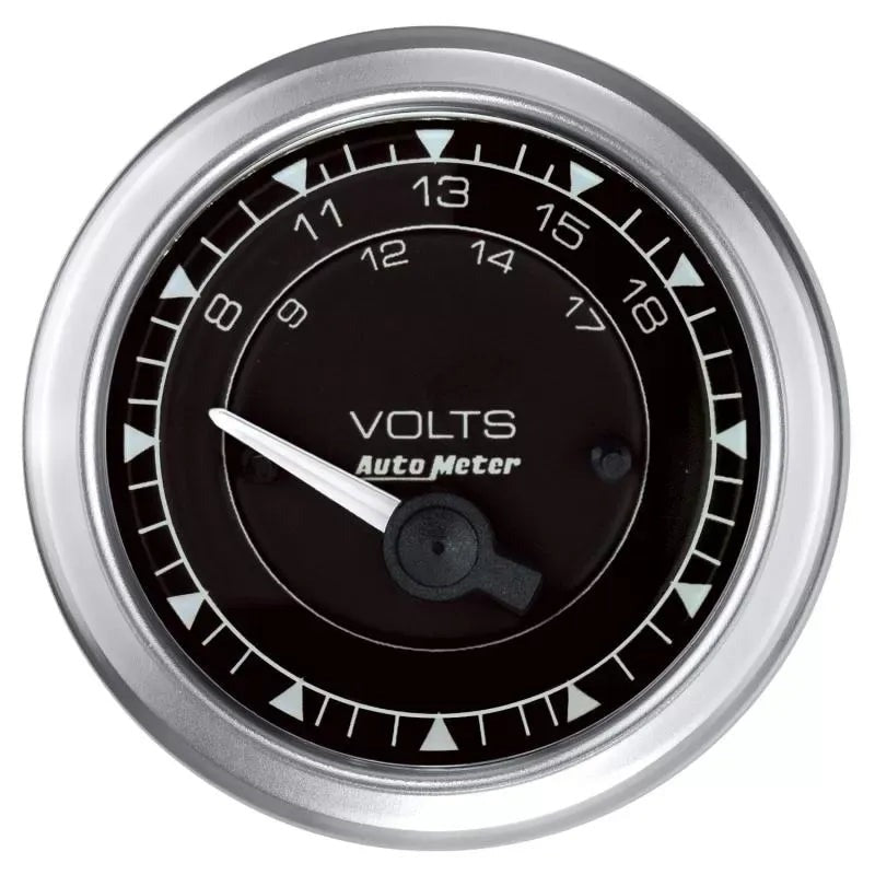 Autometer 2-1/16" 8-18V Voltmeter Gauge Chrono | Universal (8192)