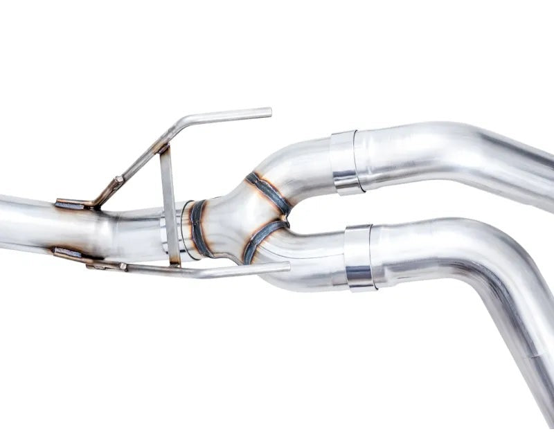 AWE 0FG Dual Rear Exit Catback Exhaust for 4th Gen RAM 1500 5.7L (without bumper cutouts) - Diamond Black Tips (3015-33104)