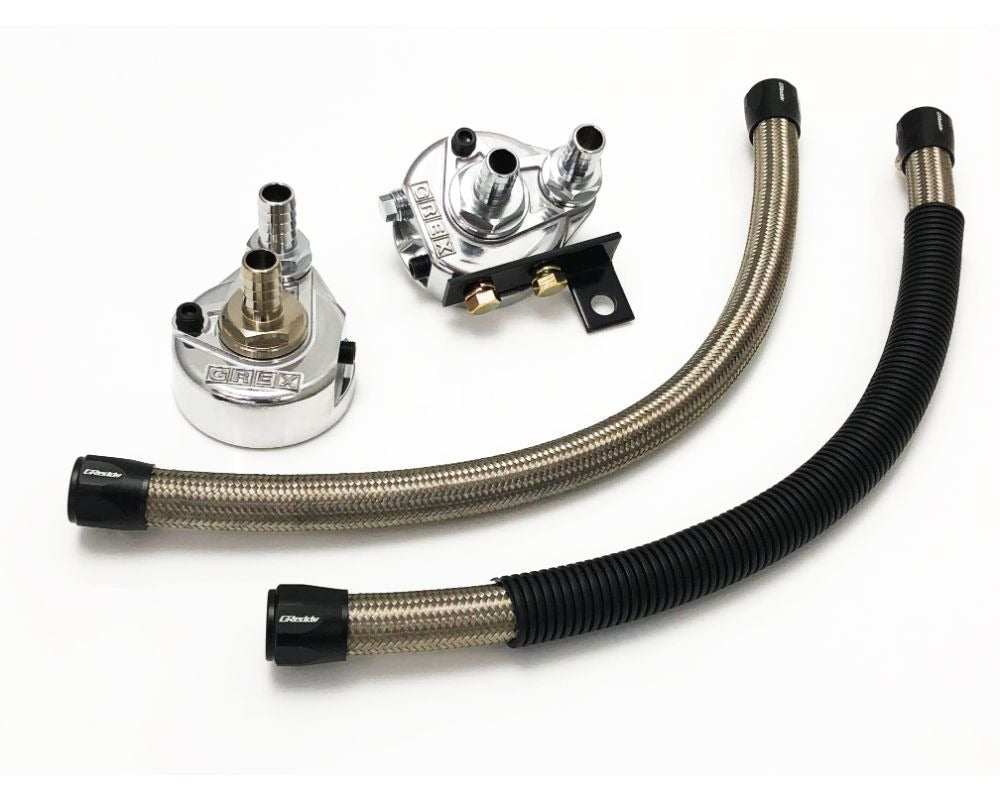 GReddy Oil Filter Relocation Kit | 1993-1997 Toyota Supra (12014903)