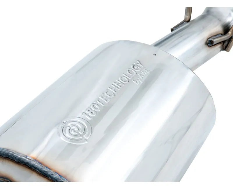 AWE 0FG Dual Rear Exit Catback Exhaust for 4th Gen RAM 1500 5.7L (without bumper cutouts) - Chrome Silver Tips (3015-32101)