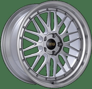 BBS Wheels LM Diamond Silver w/ Diamond Cut Machined Lip 20x10 | 5x120 (LM284DSPK)
