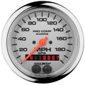 Autometer 3-3/8" 0-200 MPH Speedometer Gauge Marine Chrome ULTRA-LITE | Universal (200639-35)