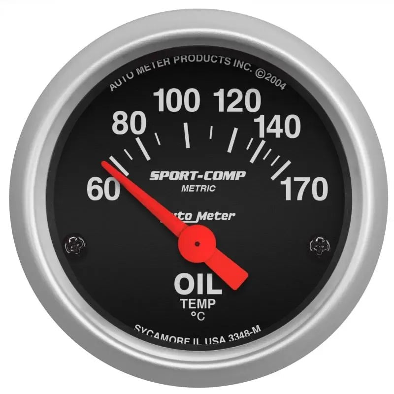 Autometer 2-1/16" 60-170 °C Oil Temperature Gauge SPORT-COMP | Universal (3348-M)