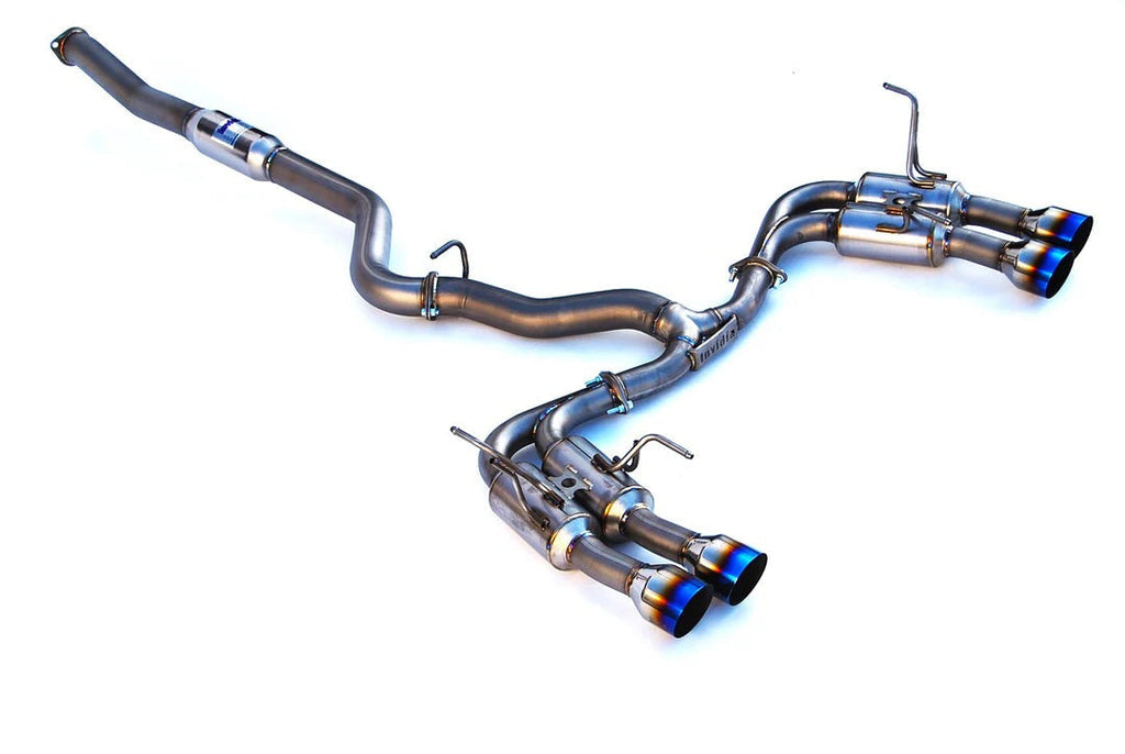 Invidia Gemini Full Titanium Catback | 2011-2014 Subaru WRX/STI Sedan (HS11STI5TG4ST)