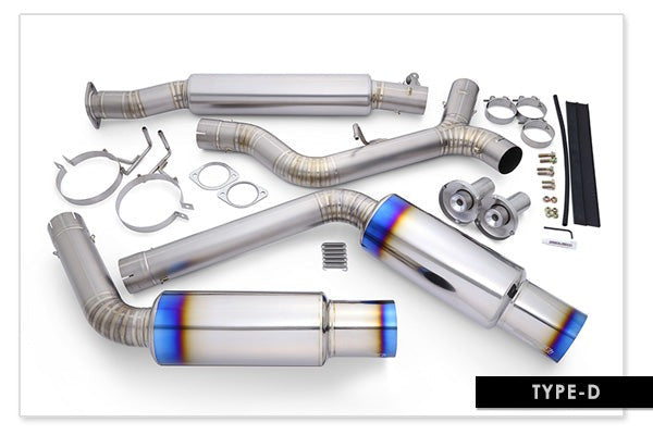 Tomei Expreme Ti Dual Exit Titanium Catback "Type D" | 2022+ Subaru WRX (TB6090-SB06B)