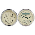Autometer 3-3/8" 240-33 Ω Quad & Tach/Speedometer 2-Piece Gauge Kit Antique Beige | Universal (1820)