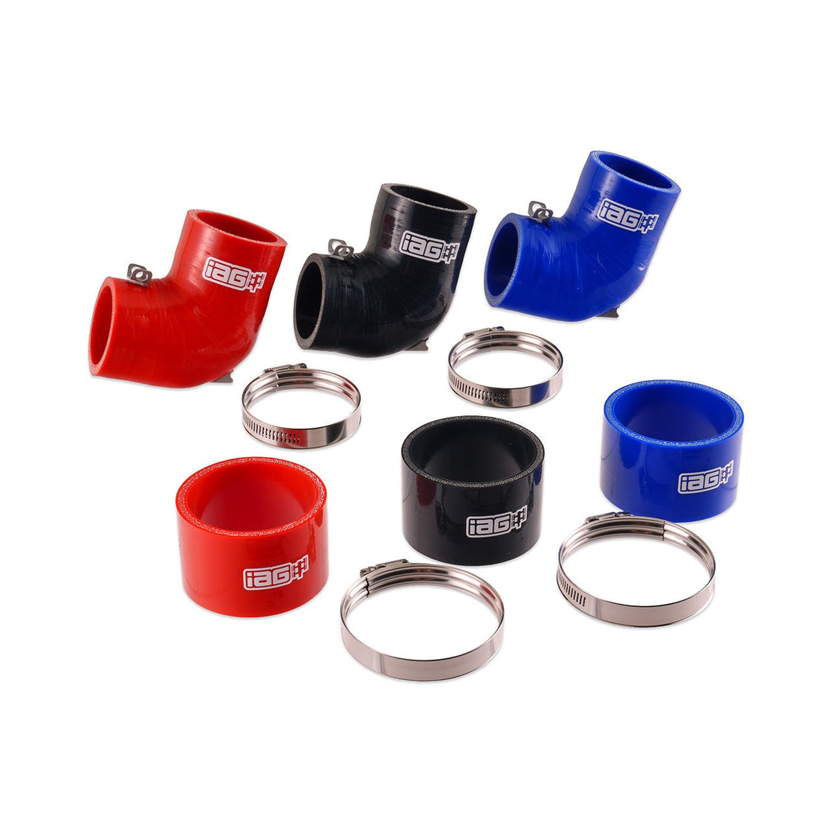 IAG “Stock” Top Mount Intercooler Coupler Kit | 2004-21 Subaru STI