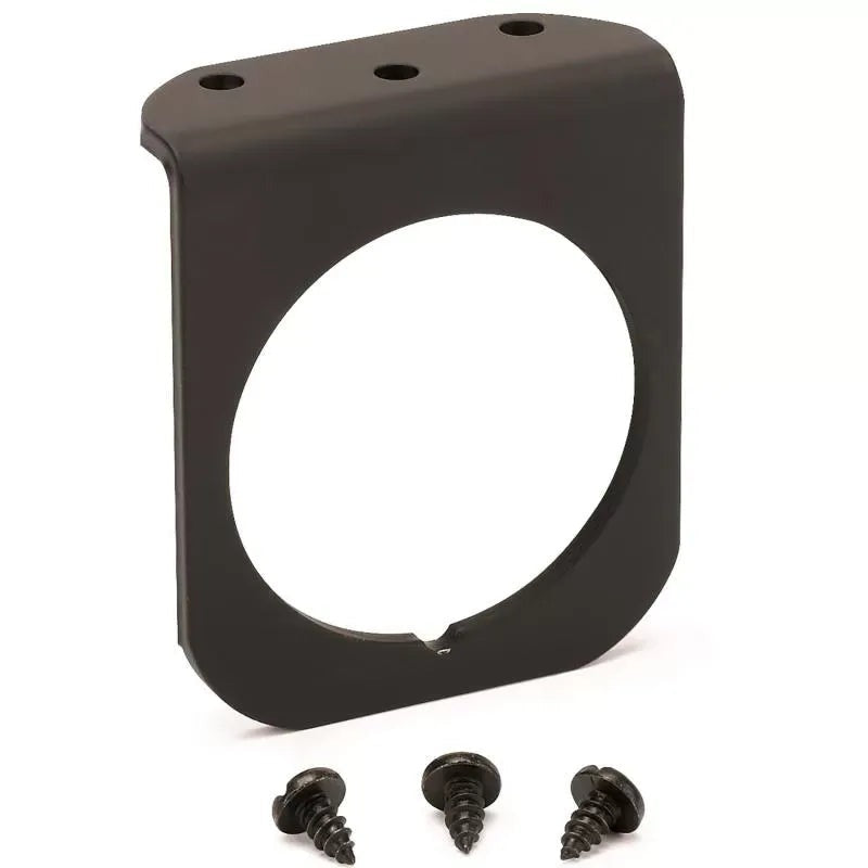 Autometer 2-1/16" Single Gauge Mounting Panel Black Aluminum | Universal (2236)