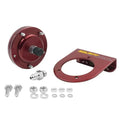 Autometer -4AN FITTINGS Fuel Press Isolator Kit for 15 PSI Gauges Red Anodized Aluminum | Universal (5376)
