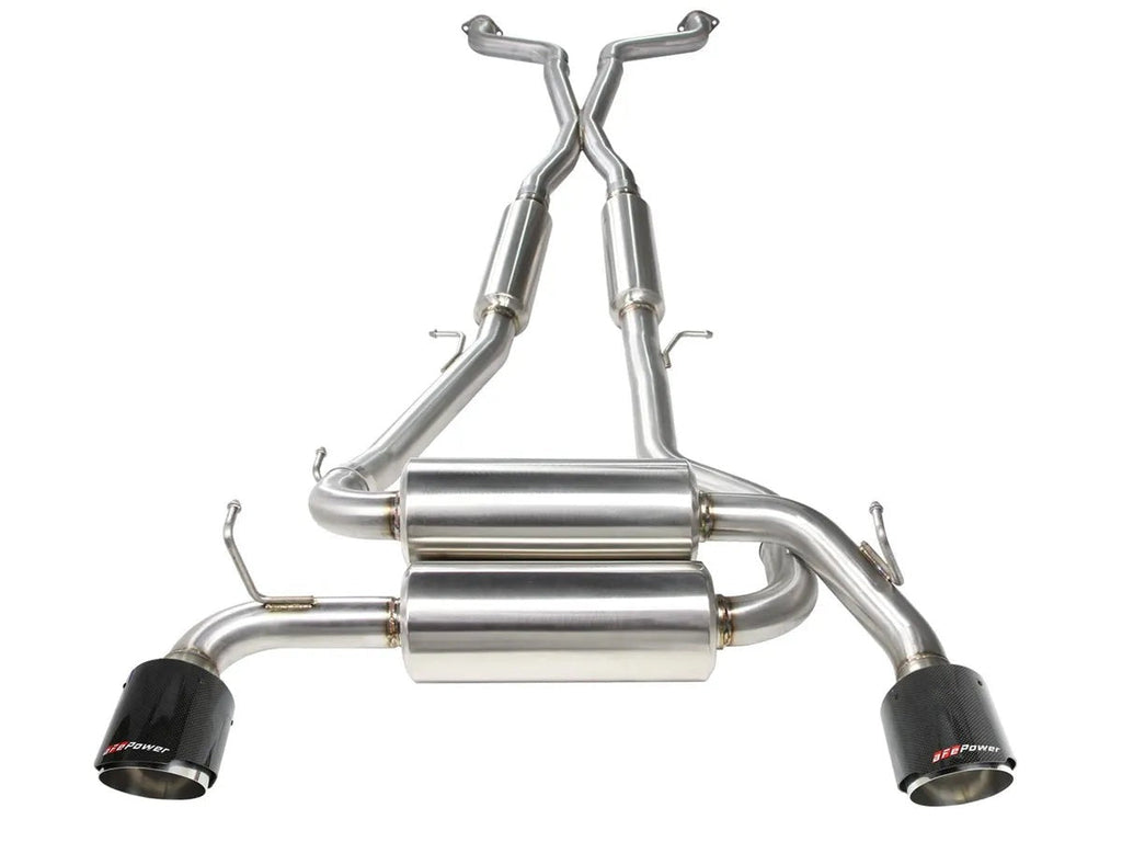 aFe Takeda 2.5" 304 Stainless Steel Cat-Back | 14-16 Infiniti Q60 Coupe 3.7L / 08-13 G37 Coupe 3.7L (49-36103)