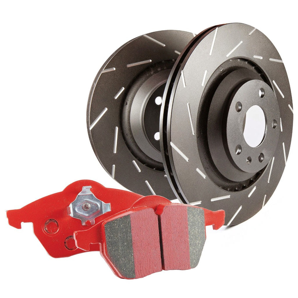 EBC Brakes S4K Redstuff Pad & USR Rotor Front Kit | 2017-2021 Honda Civic Type-R (S4KF1859)