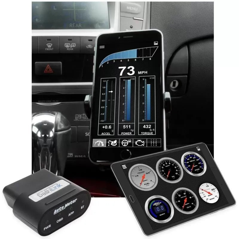 Autometer Bluetooth OBD-II Wireless Data Module | Universal (6036)