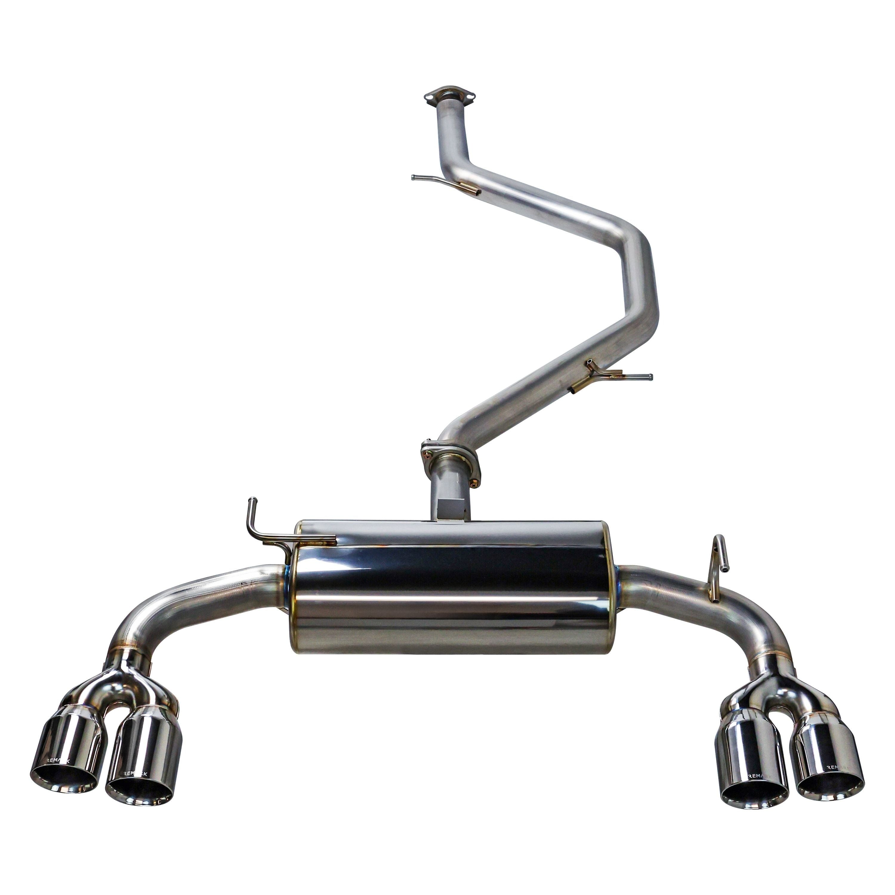 Remark QUIET-Spec Quad Exit Catback Exhaust | 2023+ Toyota Corolla Hatchback (RK-C4063T-01)
