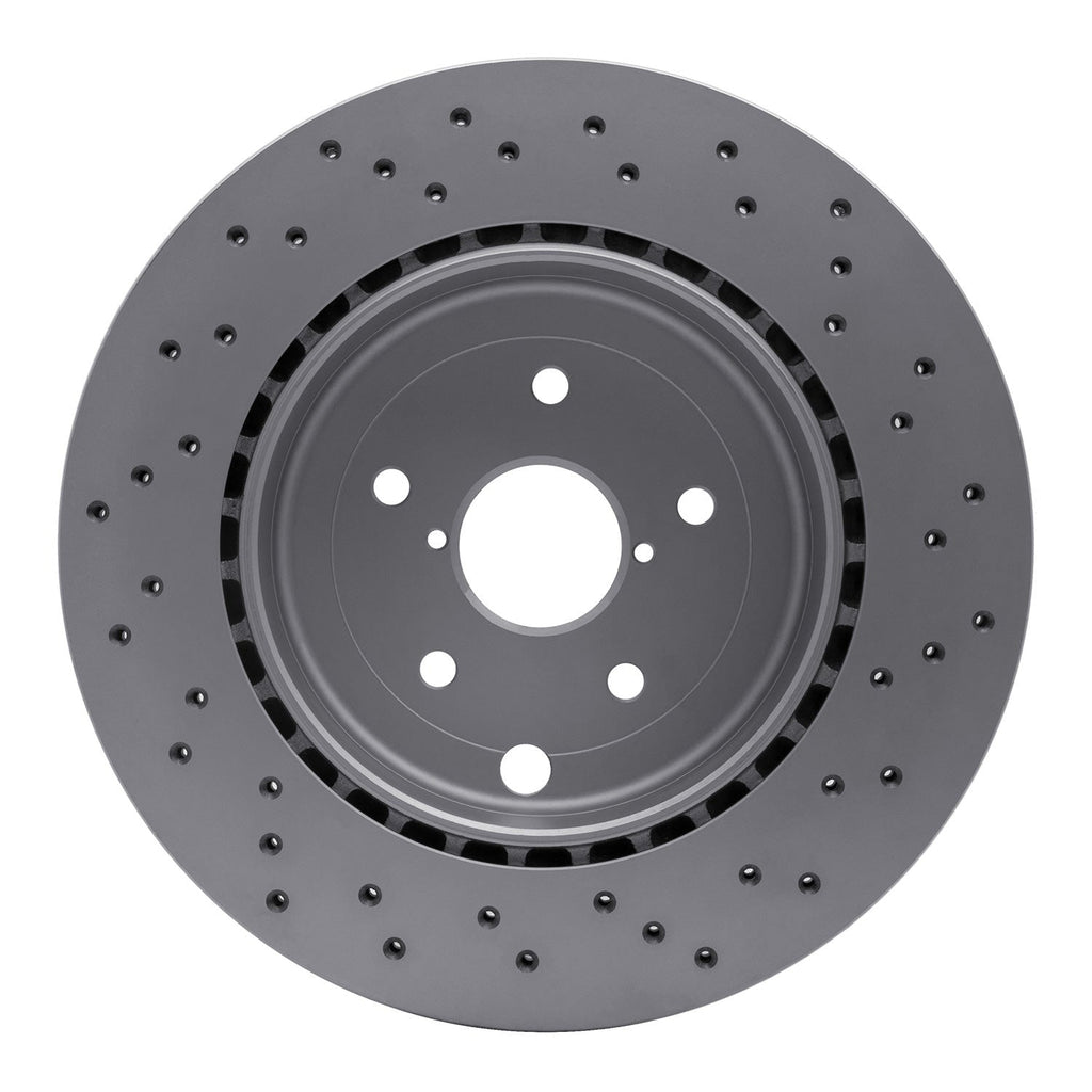 DFC Rear Drilled Hi-Carbon Alloy Geomet Coated Rotor | 2018-2021 Subaru WRX STI (920-13042)