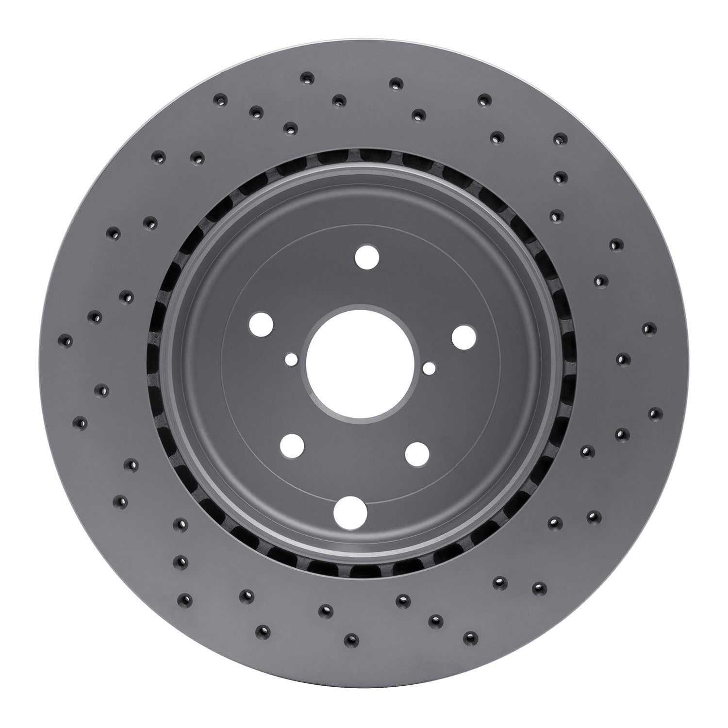 DFC Rear Drilled Hi-Carbon Alloy Geomet Coated Rotor | 2018-2021 Subaru WRX STI (920-13042)